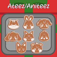 Image 1 of Preorder: Ateez Gingebread Ornaments