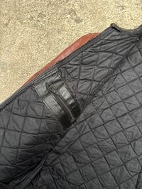 Image 4 of 80s Asymetrical Leather Moto Jacket