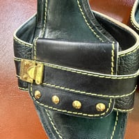Image 11 of Louis Vuitton Studded Leather Shoes 38.5/8.5