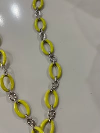 Image 2 of yellow chain necklace 