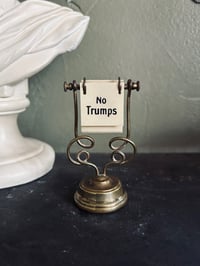 Image 5 of Marqueur de whist en laiton et bakelite, très rare! Début 1900!