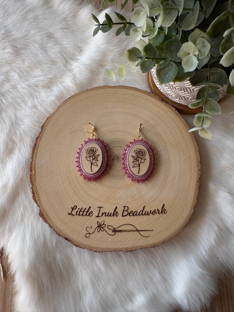 Image of Enchanted Rose Earrings