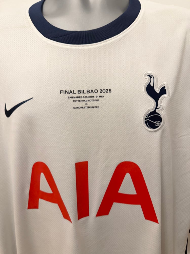 Image of PRE ORDER: NEW Tottenham Hotspur “SON 7” 2024/25 Home Europa Final Shirt (XL)