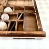 Antique Oak Typeset Tray