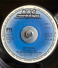 Image 2 of Doctor Who : TV Theme Tune, framed 7” vinyl record