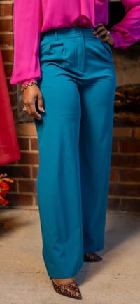 Image 4 of High Waisted, Wide Leg Pants