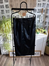 Image 1 of Faux leather dress 