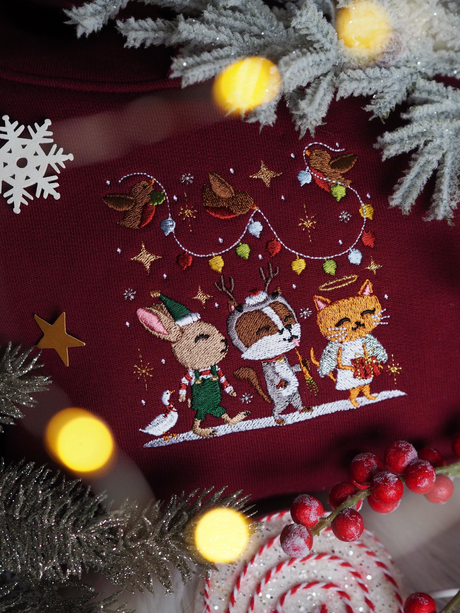 Image of  A Year Of Adventures - Christmas Edition - Burgundy Hoody