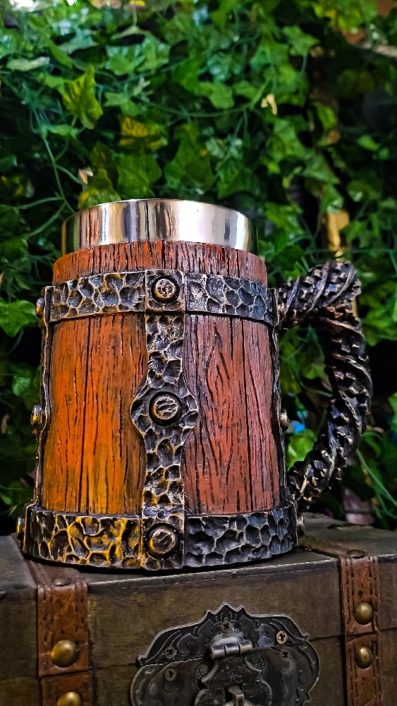 👑The Armored Kingdom Riveted Oath Mug