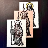 Image 2 of St. John of the Dead VERGOLDET // Kunstdruck