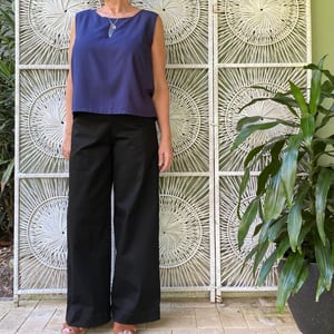 Image of Linea pants - Black Drill