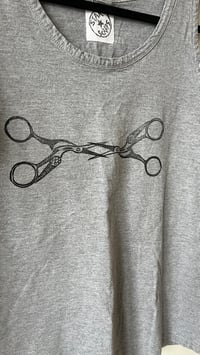 Image 2 of L- grey scissoring tank 