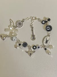 Image 4 of matching black and white rockstar bracelet
