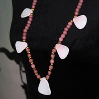 Image 7 of Pink Conch & Criw Beads Necklace