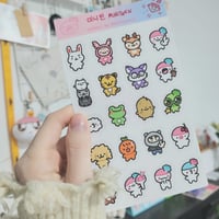 Image 2 of Miniteen Clear Sticker Sheet