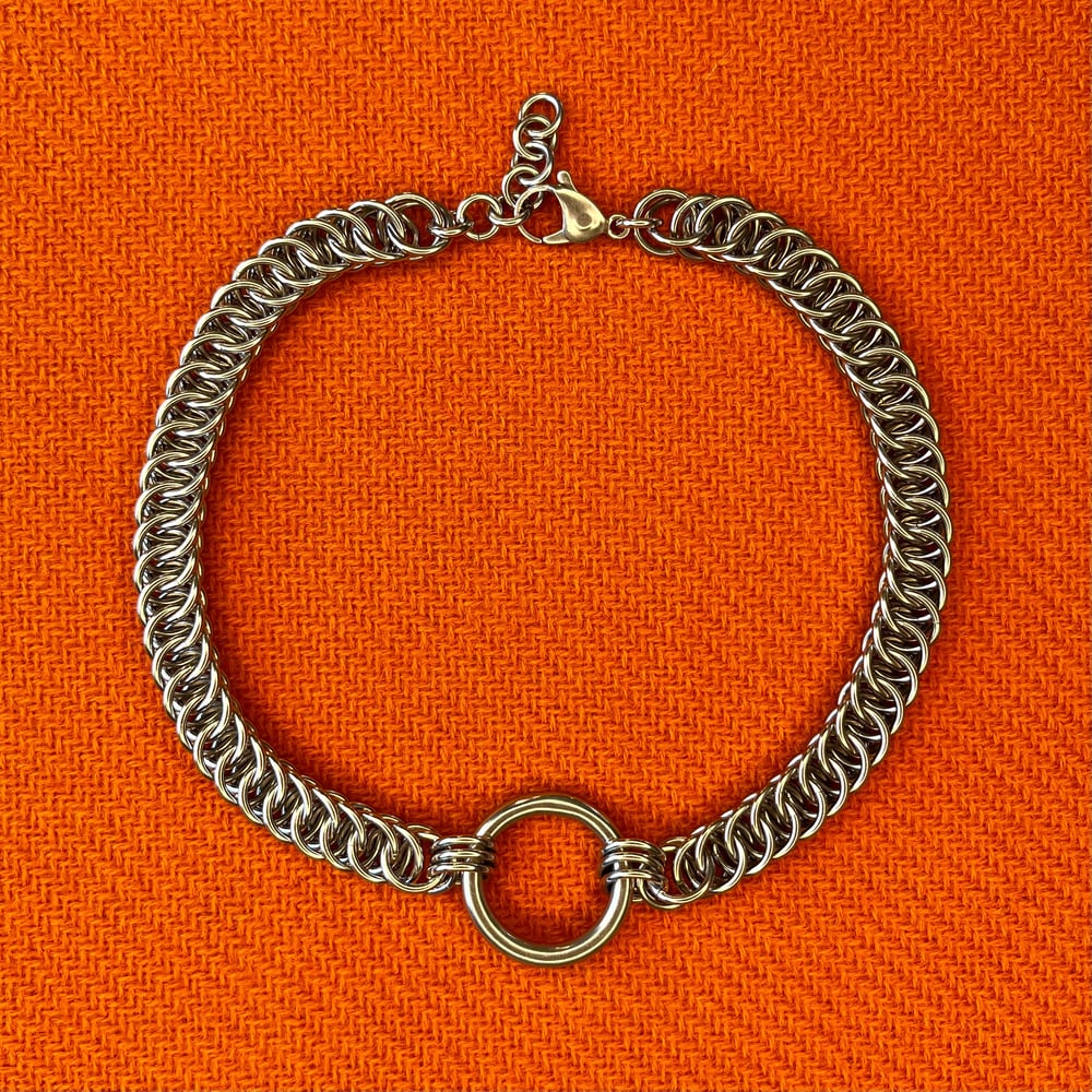 Stainless steel O-ring choker/necklace