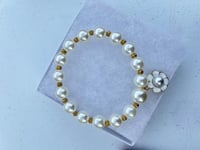 Image 2 of Gold Pearl Bracelets