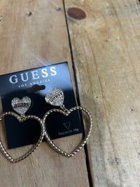 Image 2 of Guess heart earrings 