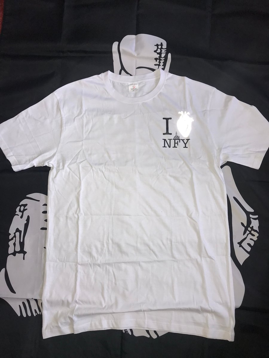 Image of I 🖤 NFY Tee (Black Heart Logo)
