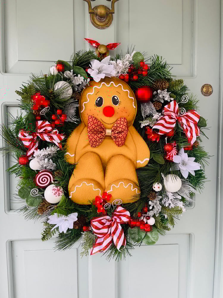 Image of 65cm Gingerbread Wreath 