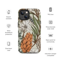 Image 22 of Art Nouveau Inspired Light and Airy Boho Floral Sketch Tough Case for iPhone®