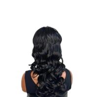 Image 5 of Billie Modern Mullet Full Cap Wig - Black Hair Style for Stylish Look