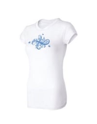 Butterfly Scroll tee-shirt