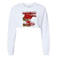 Image 1 of Sneaker Girl Crop Sweatshirt