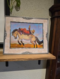 Image 5 of Man on Bronco Framed Print