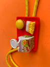 Happy Meal Bolo and Earrings Set