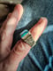 Image of Turquoise square ring #1