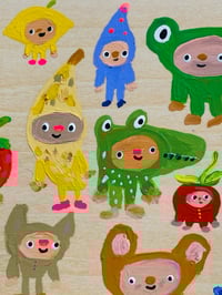 Image 1 of Friends in Costumes Original Art 