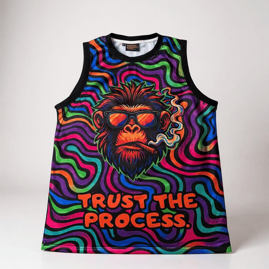 Image of BASKETBALL JERSEY - Heady Ape - Trust The Process
