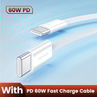 Image 2 of 6 Foot Type C to C  fast charging Cable White 