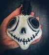 Skelly - Large Paperclay Skull Ornament
