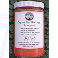 Organic Seamoss Gel Strawberry 16oz