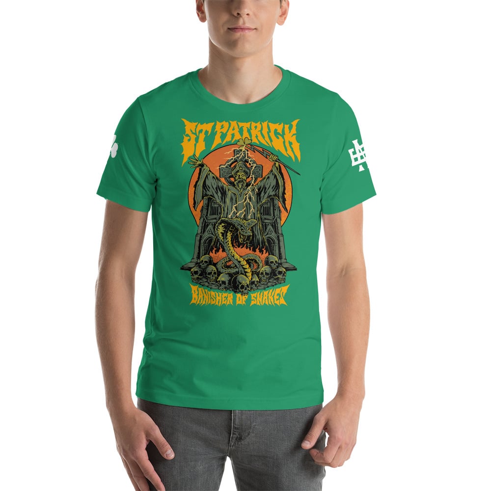 Image of St. Patrick Banisher of Snakes Green T-Shirt