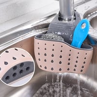 Image 4 of Kitchen Sink Holder Hanging Drain Basket Adjustable Soap Sponge Shelf Organiser Bathroom Faucet Hold