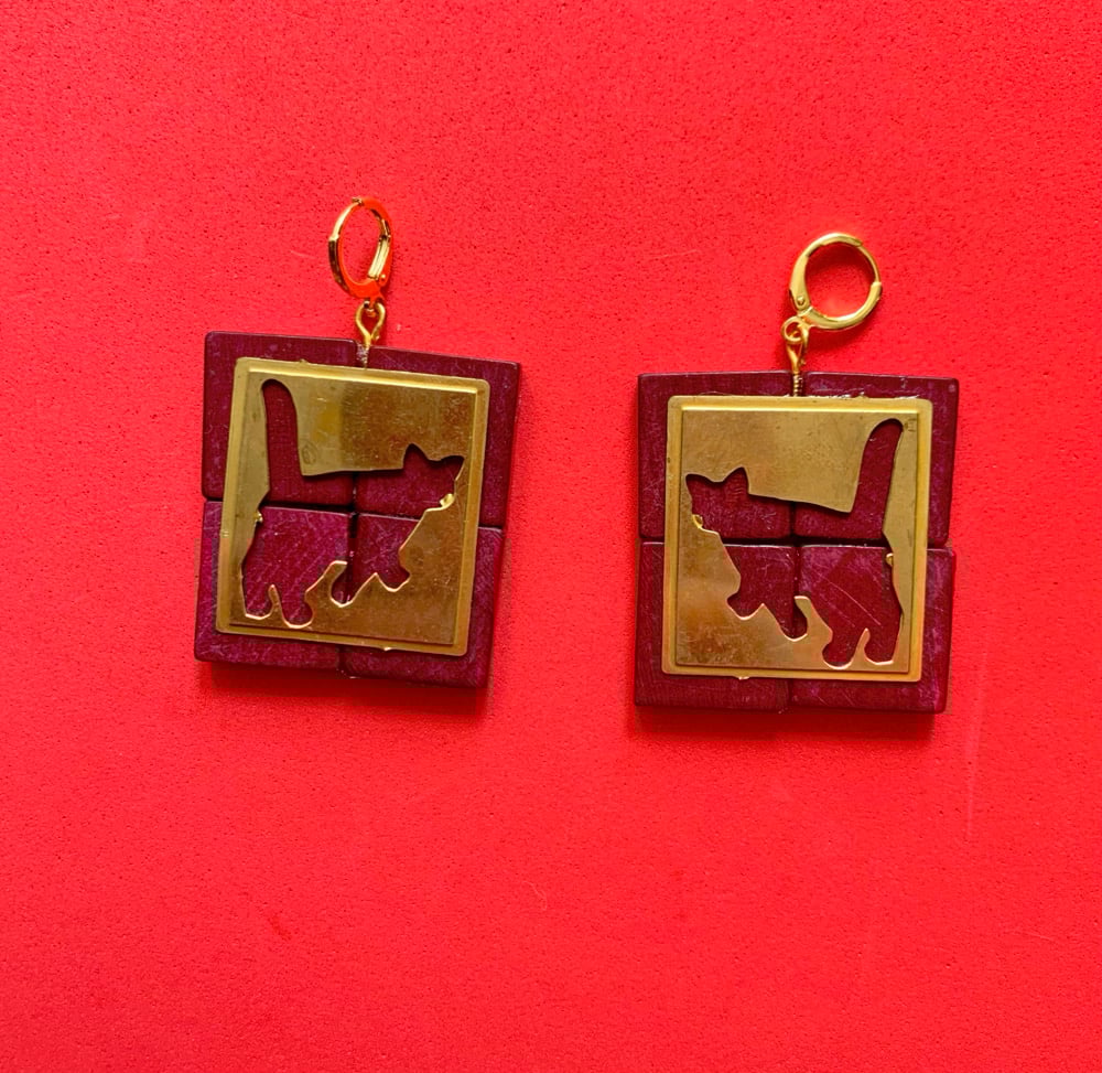 C A T Earrings