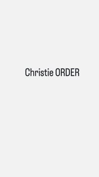 Christie order 