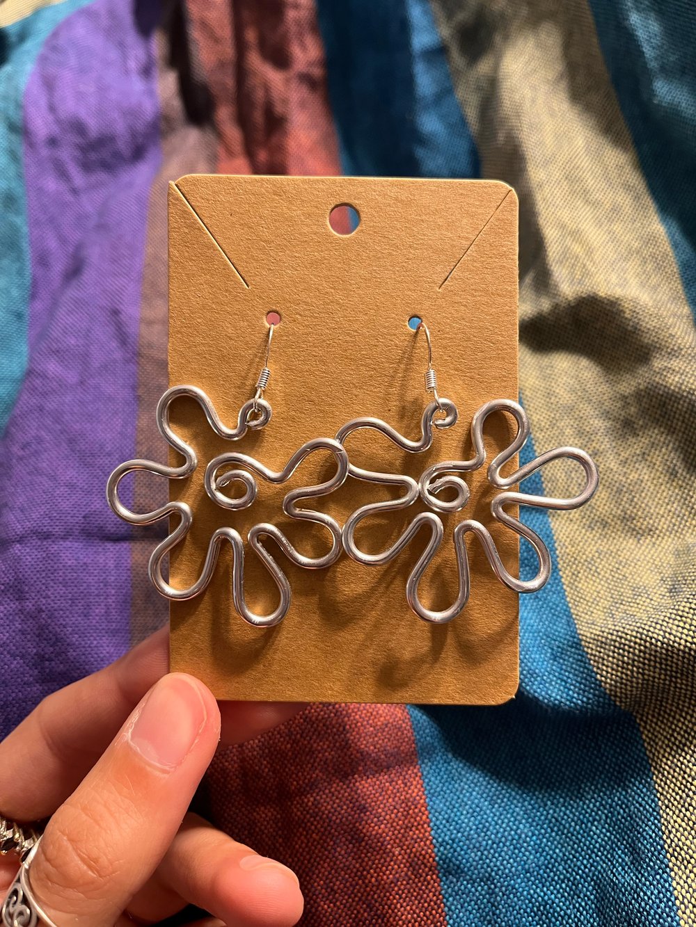 Image of Groovy flower earrings 