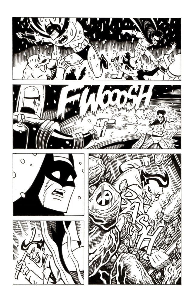 Bootleg Batman Adventures 2: pg. 19 original art