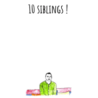 10 Siblings Card