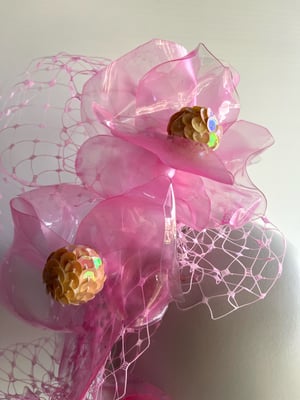 Image of Softest pink flower headpiece