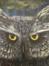 Image 3 of Owl During a Full Moon