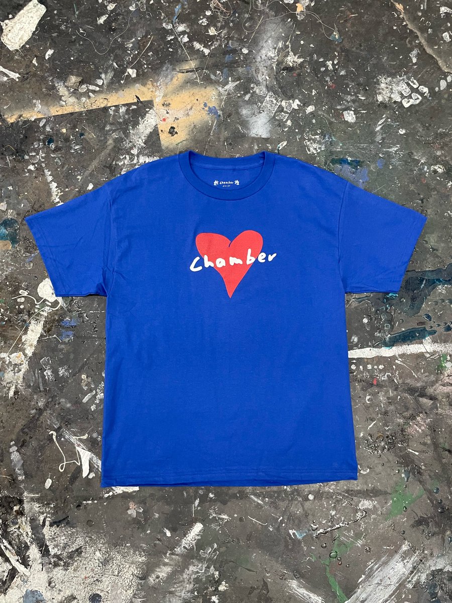 Image of Chamber of hearts T / royal blue