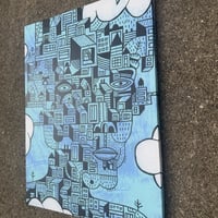 Image 3 of Head in the Clouds canvas print