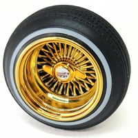 Image 4 of 1:25 13" straight lace gold