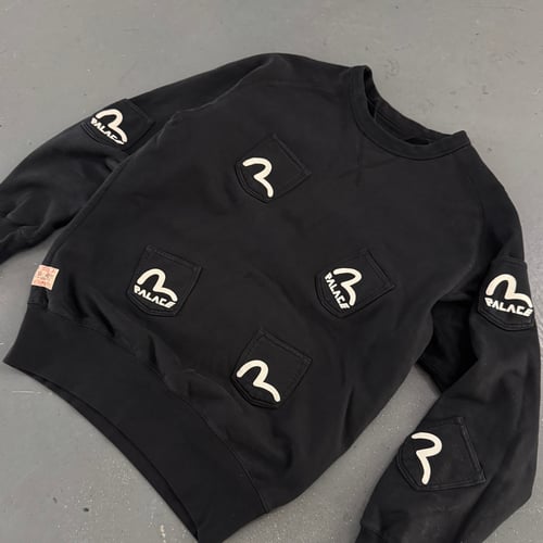 Image of Evisu x Palace Multi pocket sweatshirt, size large
