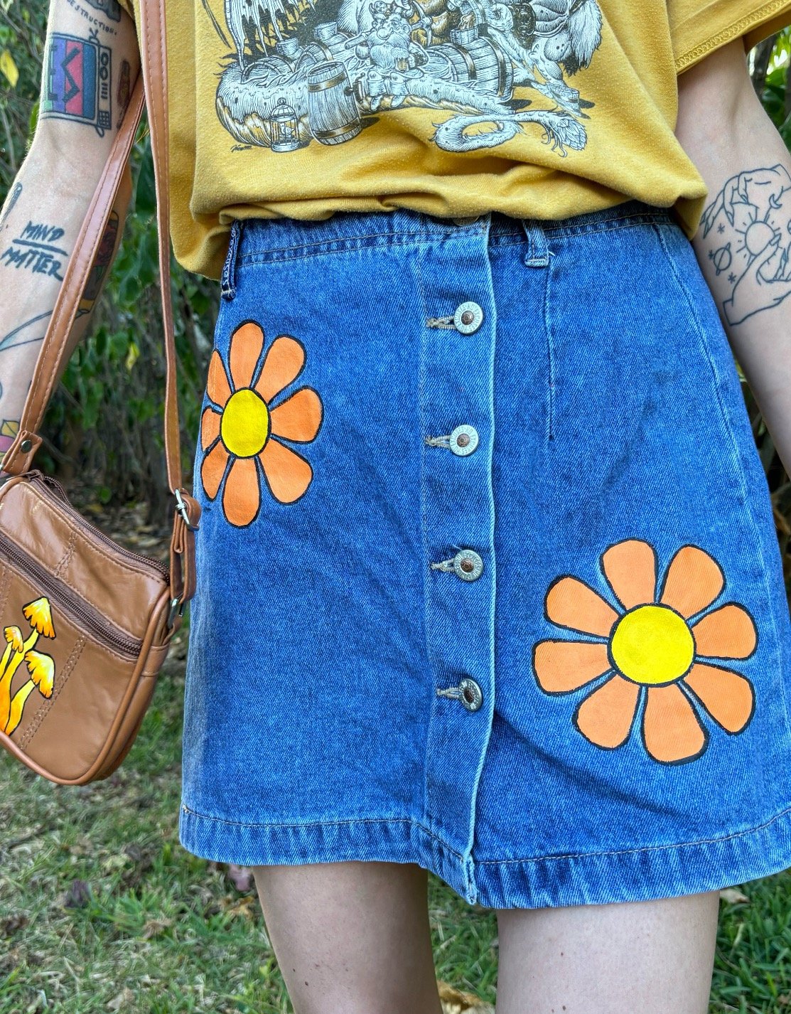 Image of Flower power skirt 